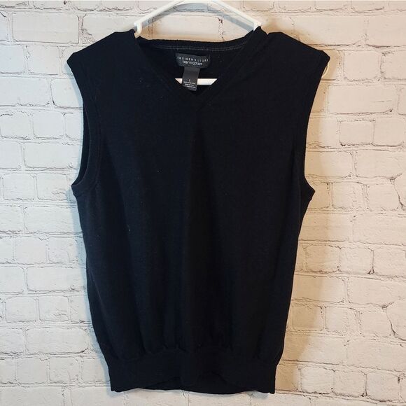 Men's The Men's Store, Bloomingdale's vest 100% Merino Wool, size Large - Picture 1 of 3